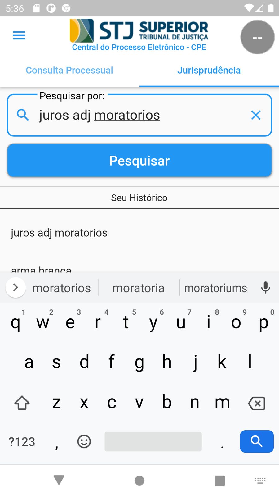 Tela do App 2